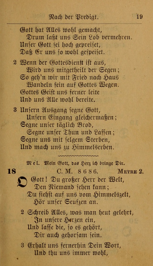 Allgemeine Lieder-Sammlung: zum Gebrauch für den privaten und öffentlichen Gottesdienst. (6th Aufl.) page 23