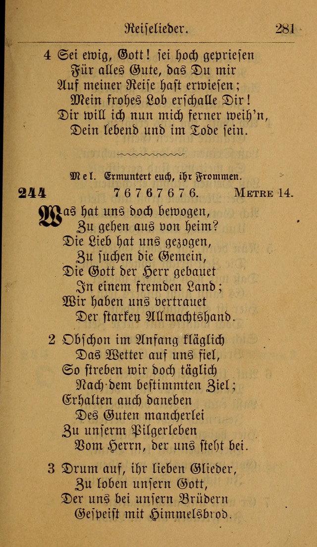 Allgemeine Lieder-Sammlung: zum Gebrauch für den privaten und öffentlichen Gottesdienst. (6th Aufl.) page 287