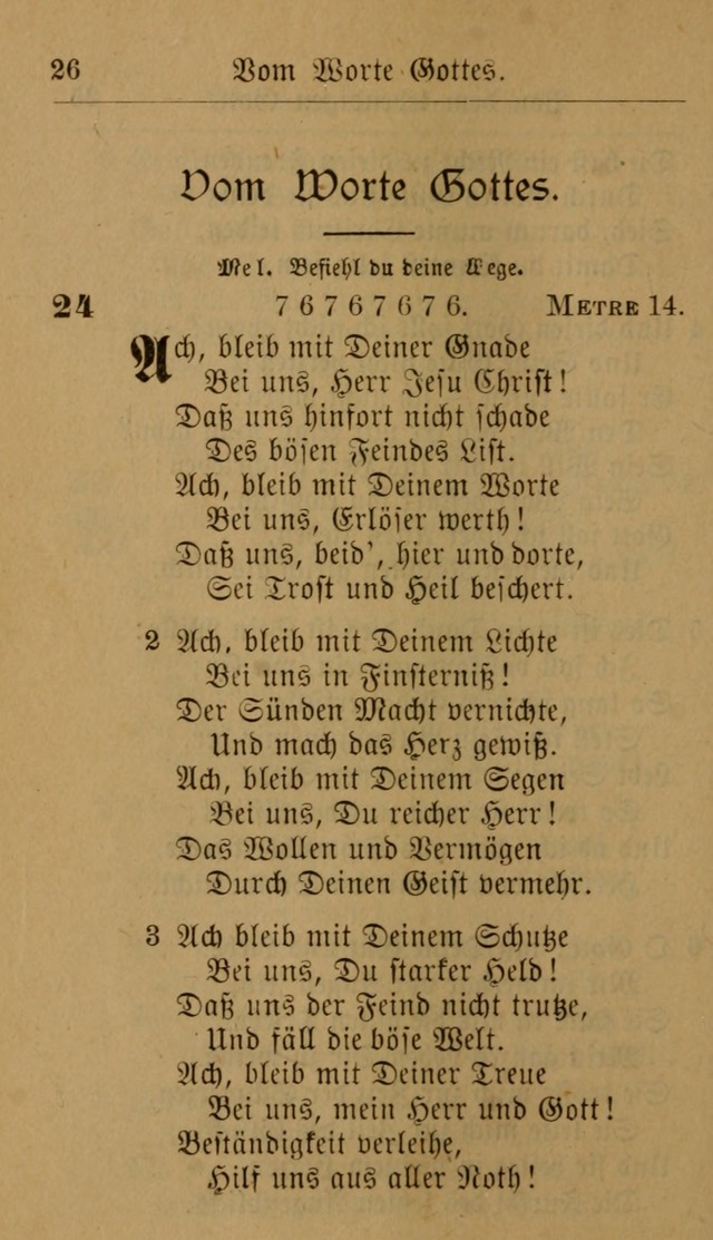 Allgemeine Lieder-Sammlung: zum Gebrauch für den privaten und öffentlichen Gottesdienst. (6th Aufl.) page 30