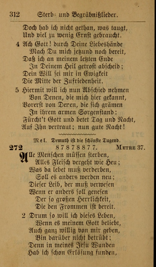 Allgemeine Lieder-Sammlung: zum Gebrauch für den privaten und öffentlichen Gottesdienst. (6th Aufl.) page 318