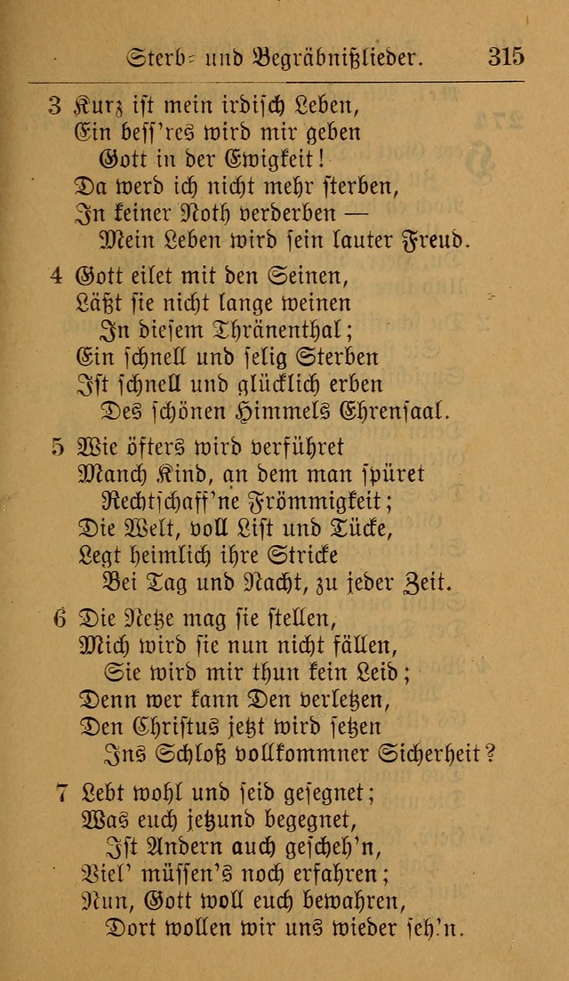 Allgemeine Lieder-Sammlung: zum Gebrauch für den privaten und öffentlichen Gottesdienst. (6th Aufl.) page 321