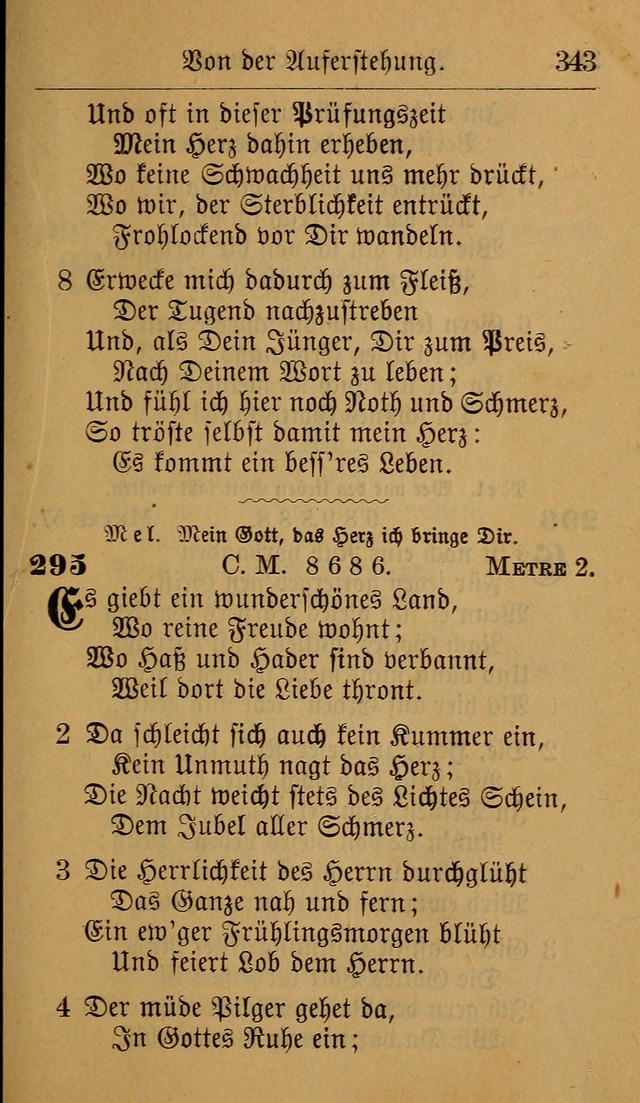 Allgemeine Lieder-Sammlung: zum Gebrauch für den privaten und öffentlichen Gottesdienst. (6th Aufl.) page 349