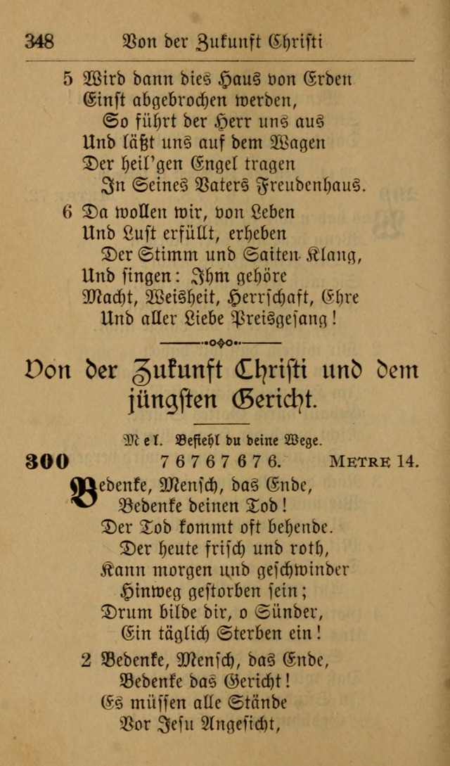 Allgemeine Lieder-Sammlung: zum Gebrauch für den privaten und öffentlichen Gottesdienst. (6th Aufl.) page 354