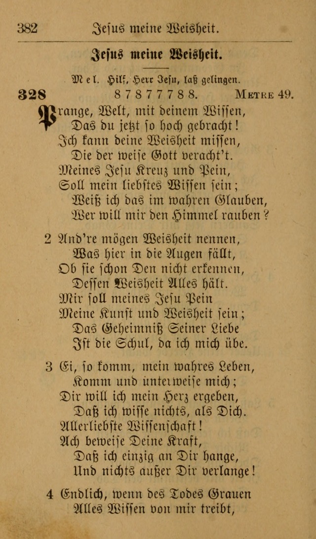 Allgemeine Lieder-Sammlung: zum Gebrauch für den privaten und öffentlichen Gottesdienst. (6th Aufl.) page 388