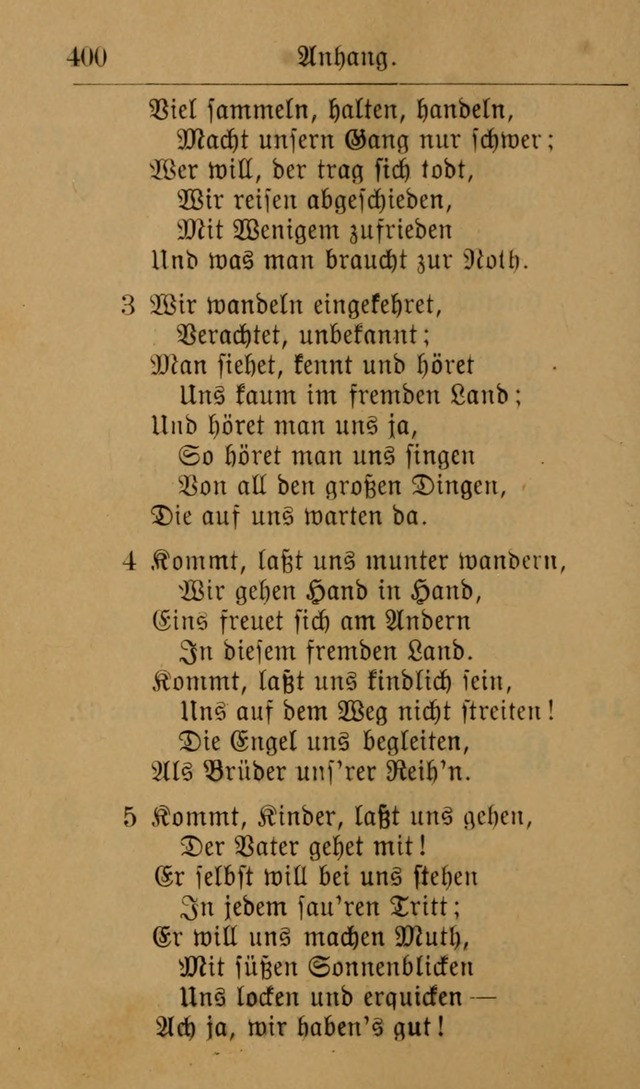 Allgemeine Lieder-Sammlung: zum Gebrauch für den privaten und öffentlichen Gottesdienst. (6th Aufl.) page 406