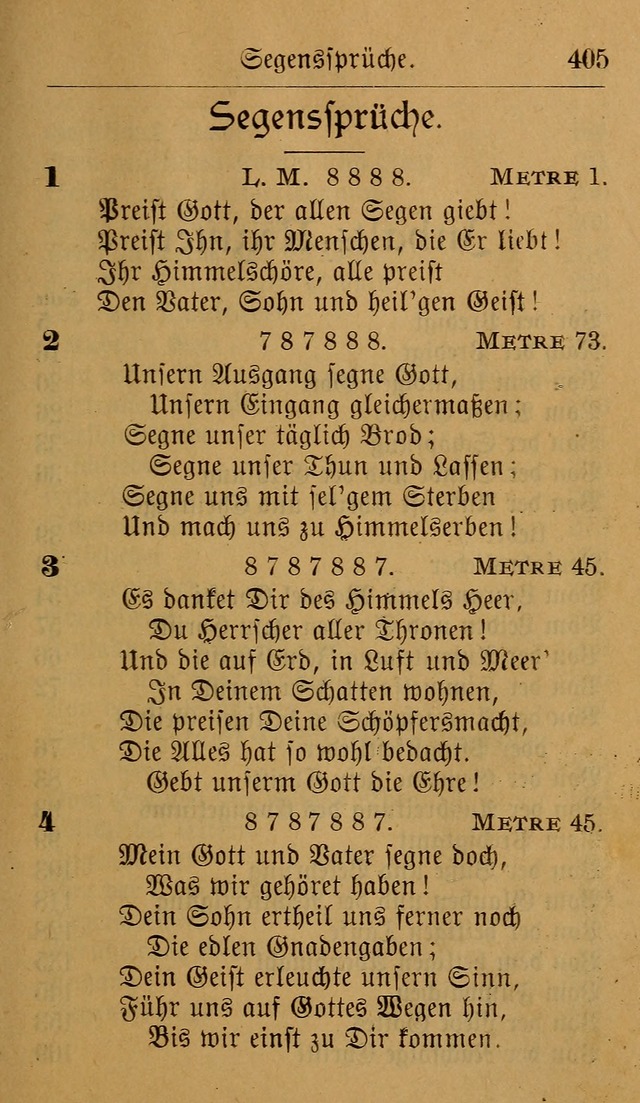 Allgemeine Lieder-Sammlung: zum Gebrauch für den privaten und öffentlichen Gottesdienst. (6th Aufl.) page 411