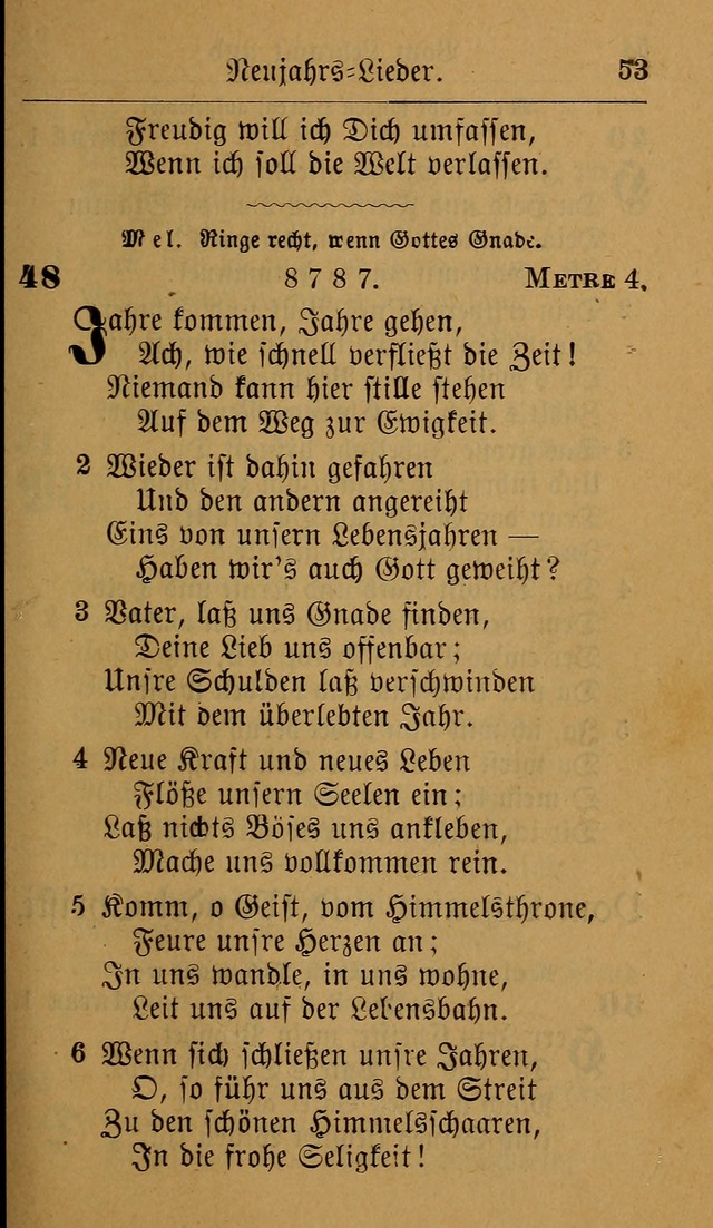 Allgemeine Lieder-Sammlung: zum Gebrauch für den privaten und öffentlichen Gottesdienst. (6th Aufl.) page 57