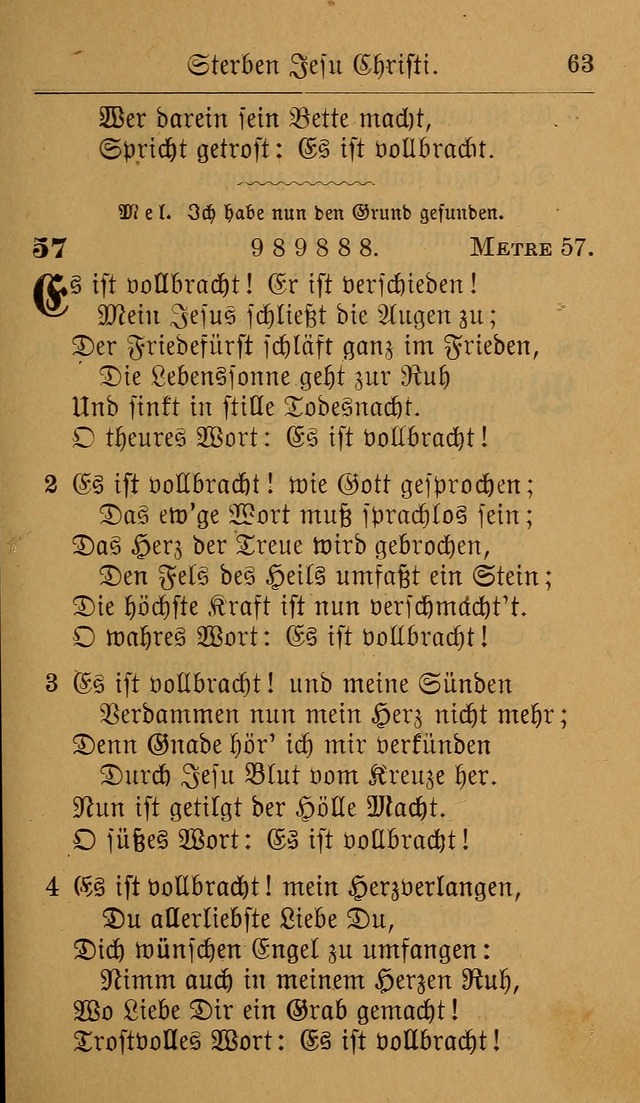 Allgemeine Lieder-Sammlung: zum Gebrauch für den privaten und öffentlichen Gottesdienst. (6th Aufl.) page 67