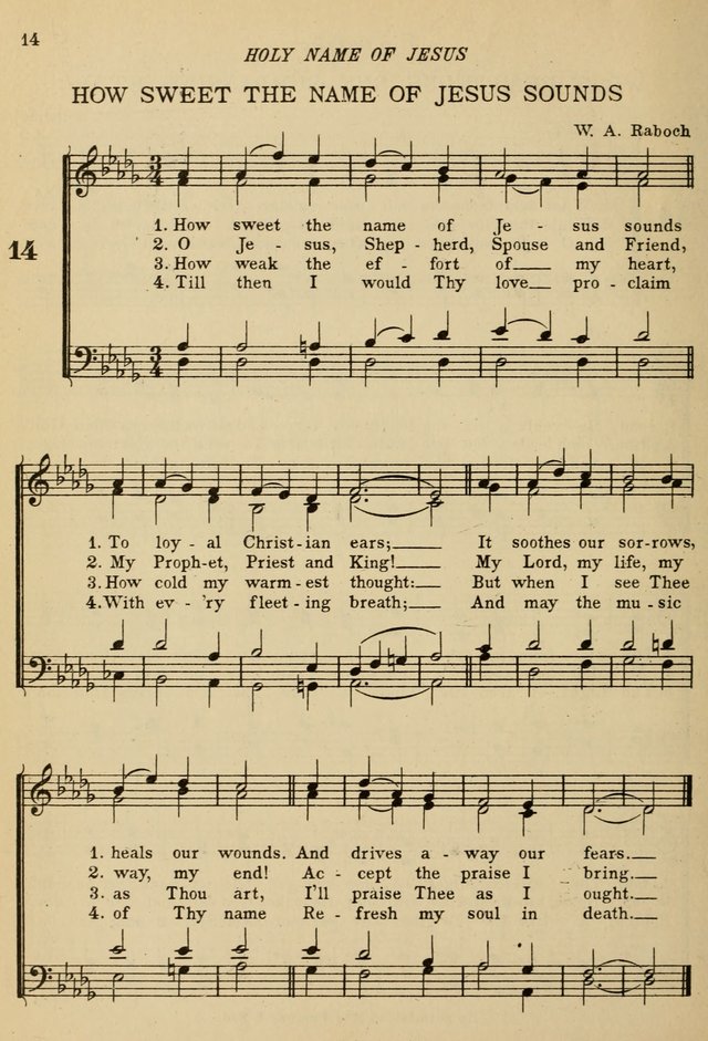 The De La Salle Hymnal: for Catholic schools and choirs page 14