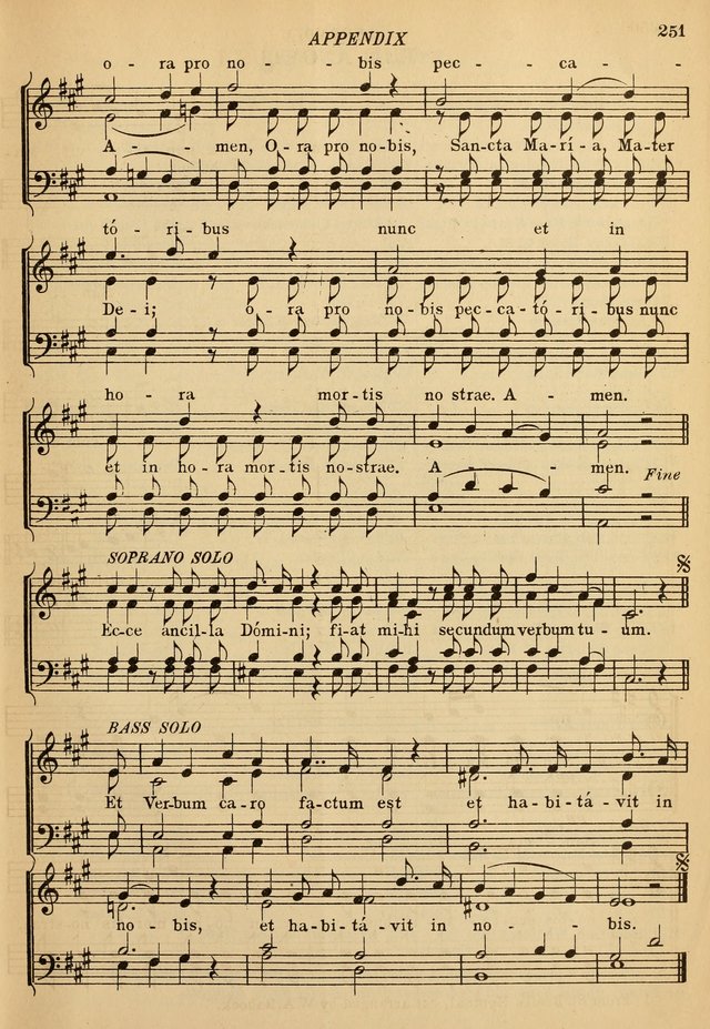 The De La Salle Hymnal: for Catholic schools and choirs page 257