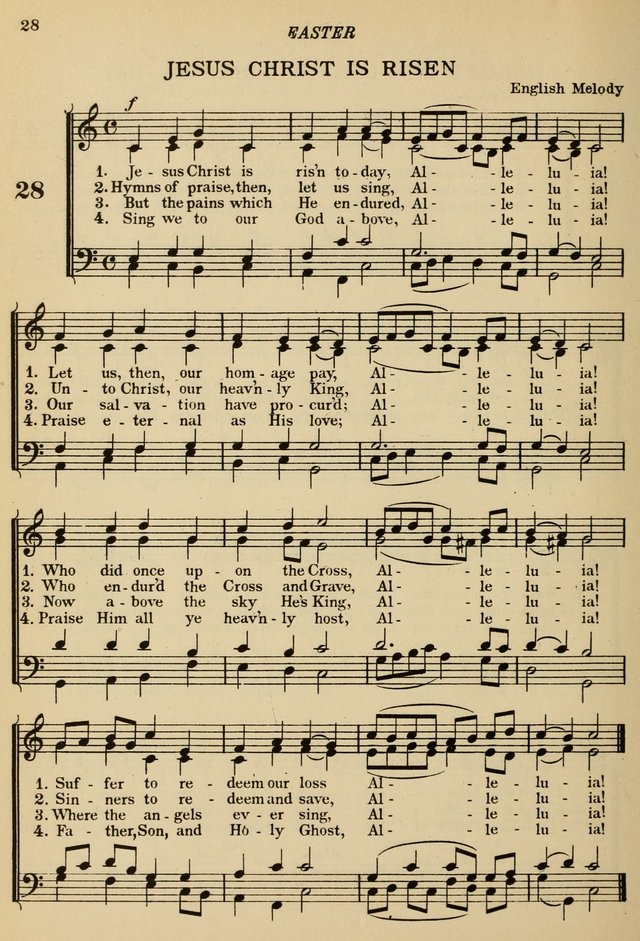 The De La Salle Hymnal: for Catholic schools and choirs page 28