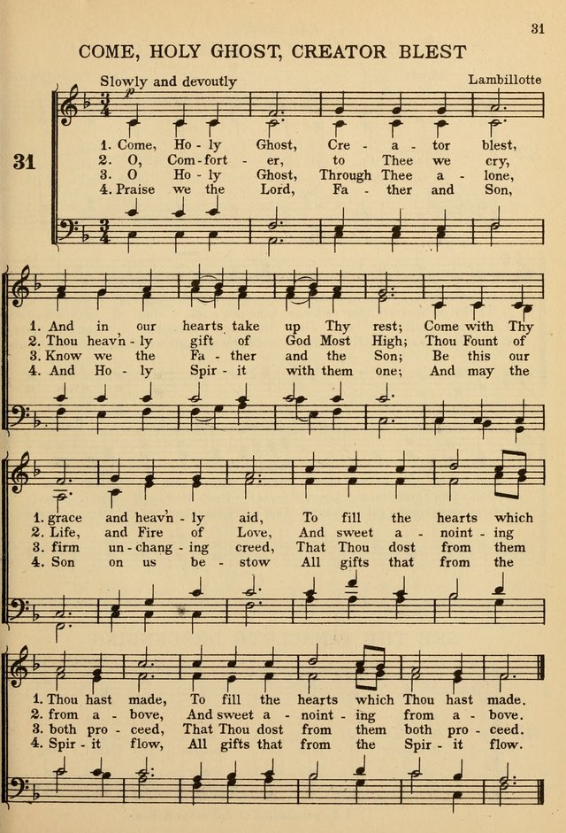 The De La Salle Hymnal: for Catholic schools and choirs page 31