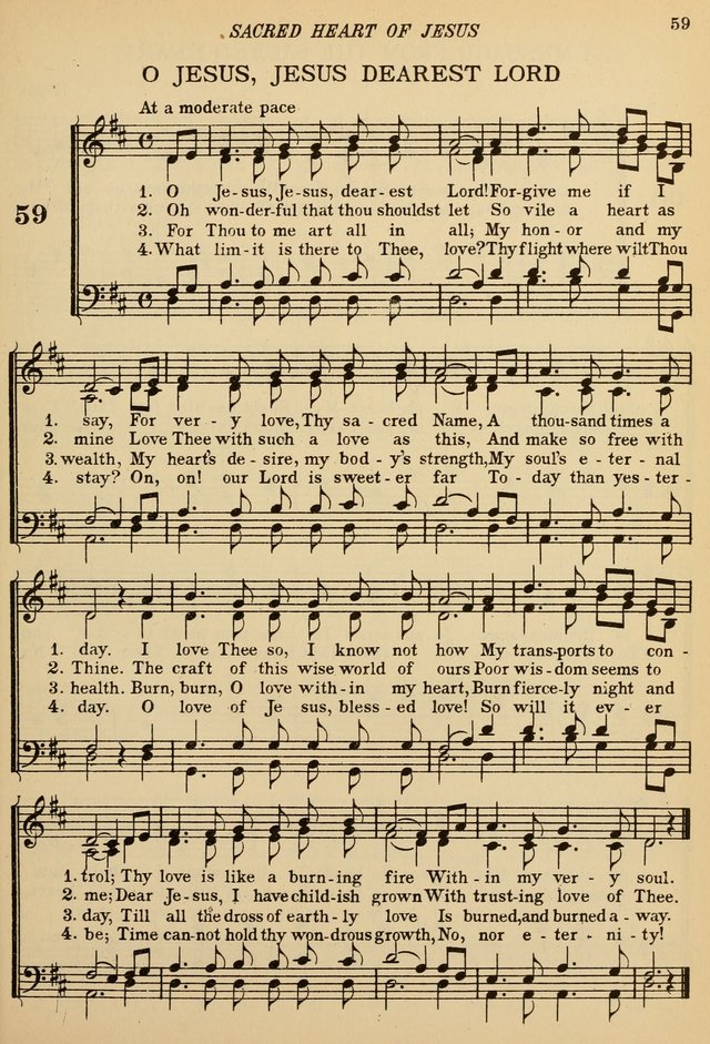 The De La Salle Hymnal: for Catholic schools and choirs page 59