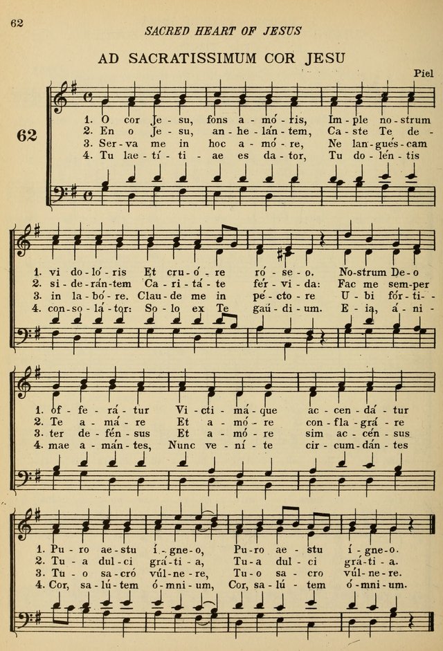 The De La Salle Hymnal: for Catholic schools and choirs page 62