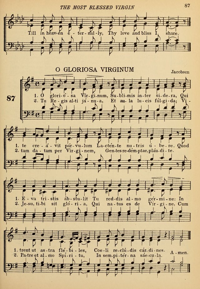 The De La Salle Hymnal: for Catholic schools and choirs page 89