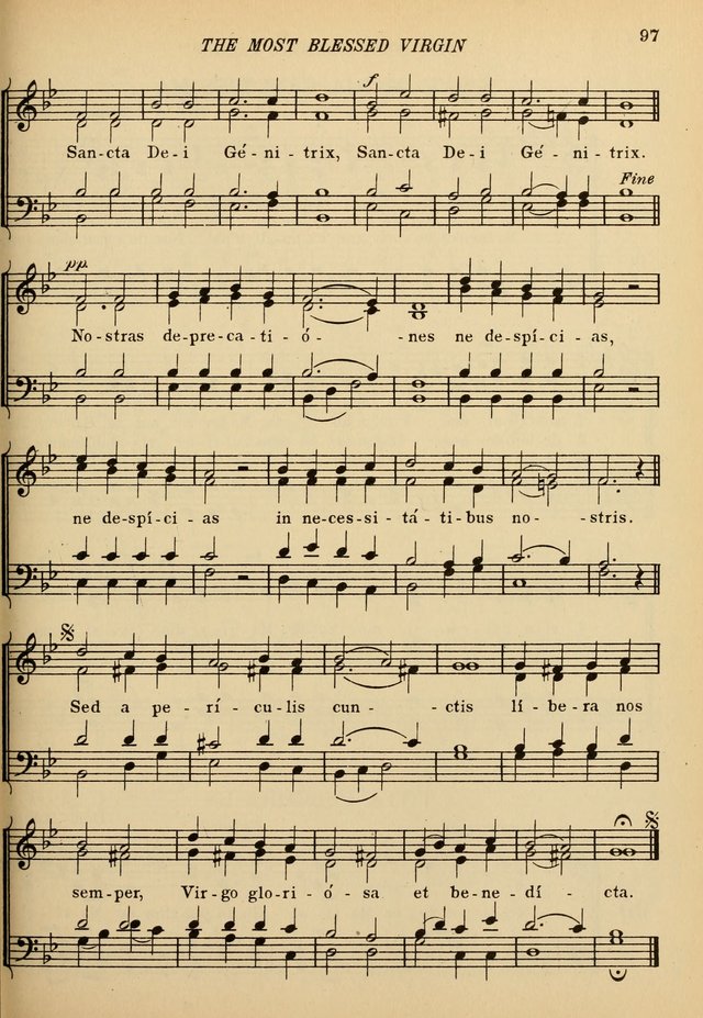 The De La Salle Hymnal: for Catholic schools and choirs page 99