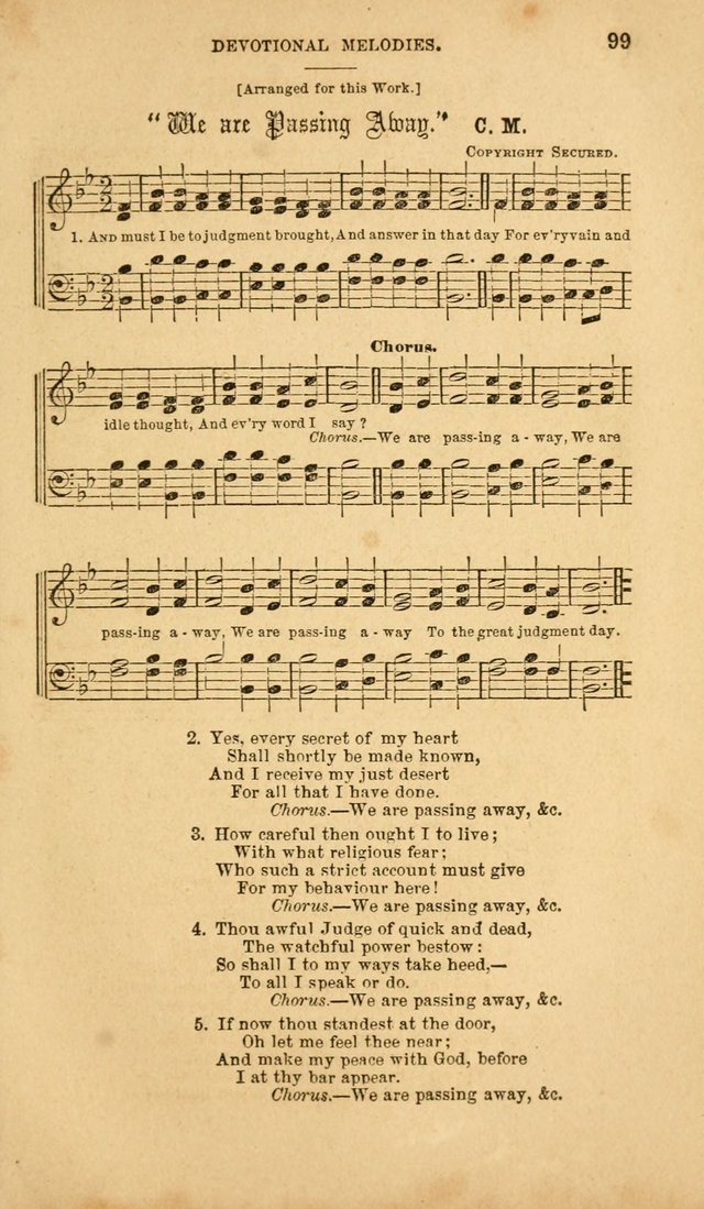 Devotional Melodies: or, a collection of original and selected tunes and hymns, designed for congregational and social worship. (2nd ed.) page 106