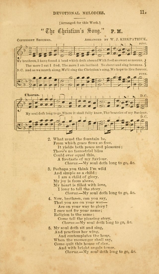 Devotional Melodies: or, a collection of original and selected tunes and hymns, designed for congregational and social worship. (2nd ed.) page 124