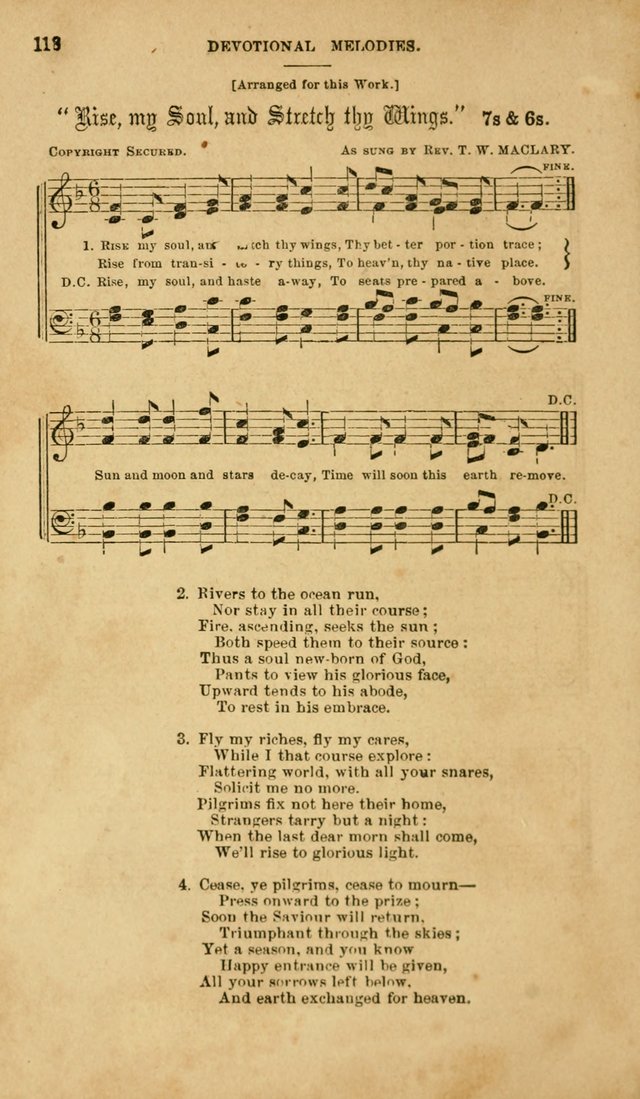 Devotional Melodies: or, a collection of original and selected tunes and hymns, designed for congregational and social worship. (2nd ed.) page 125