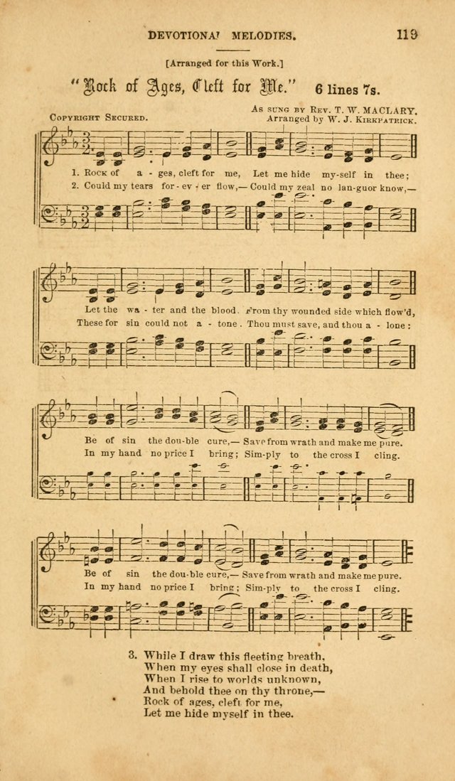 Devotional Melodies: or, a collection of original and selected tunes and hymns, designed for congregational and social worship. (2nd ed.) page 126