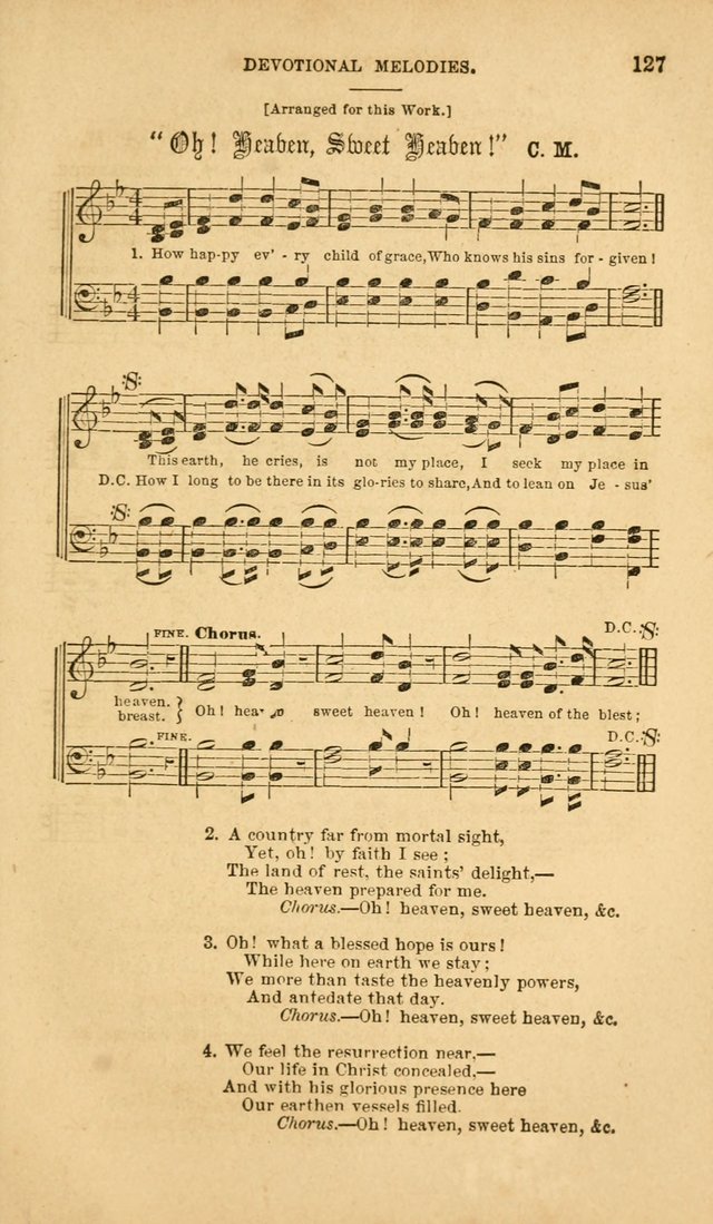 Devotional Melodies: or, a collection of original and selected tunes and hymns, designed for congregational and social worship. (2nd ed.) page 134