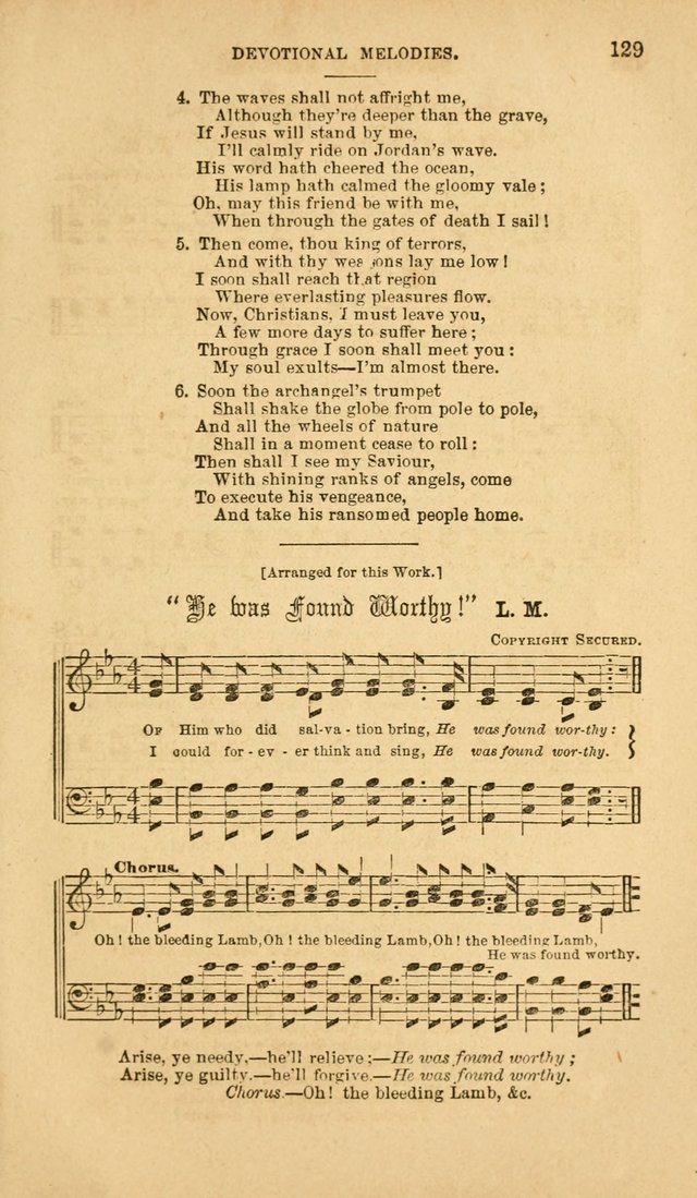 Devotional Melodies: or, a collection of original and selected tunes and hymns, designed for congregational and social worship. (2nd ed.) page 136