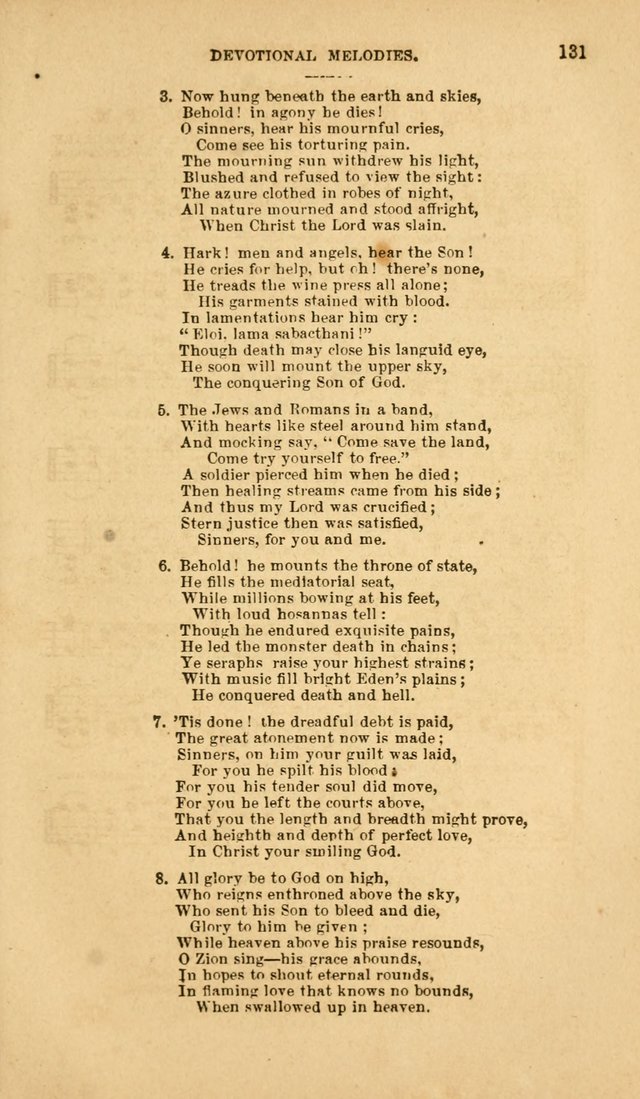 Devotional Melodies: or, a collection of original and selected tunes and hymns, designed for congregational and social worship. (2nd ed.) page 138