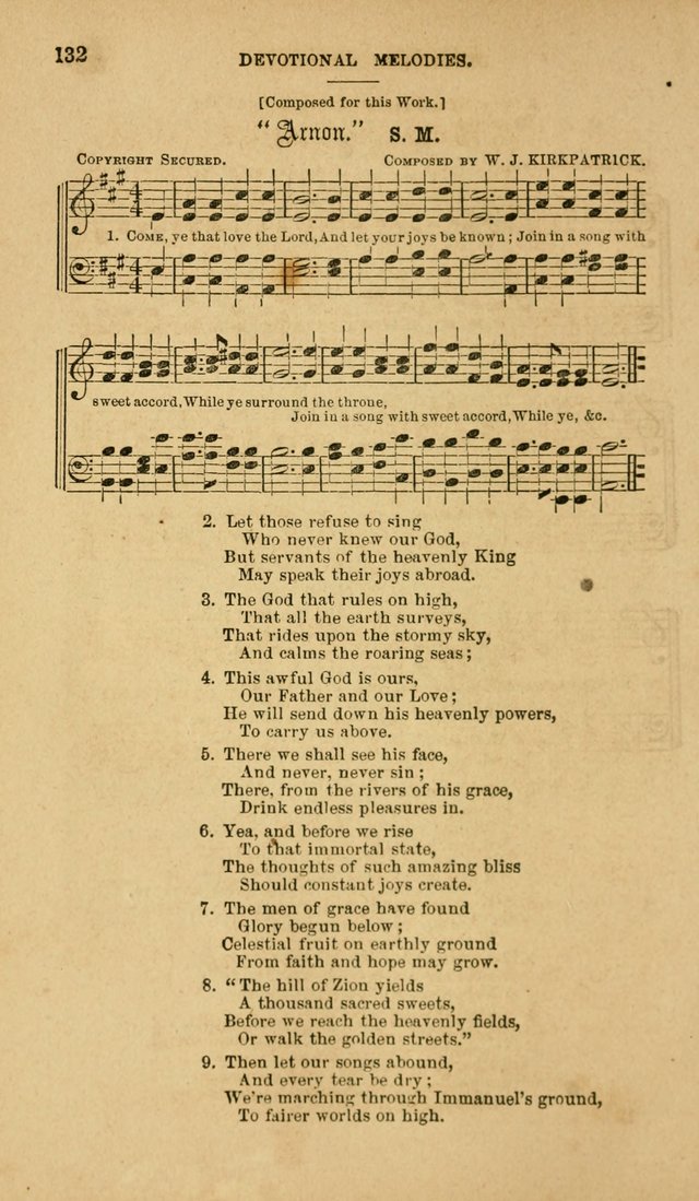 Devotional Melodies: or, a collection of original and selected tunes and hymns, designed for congregational and social worship. (2nd ed.) page 139