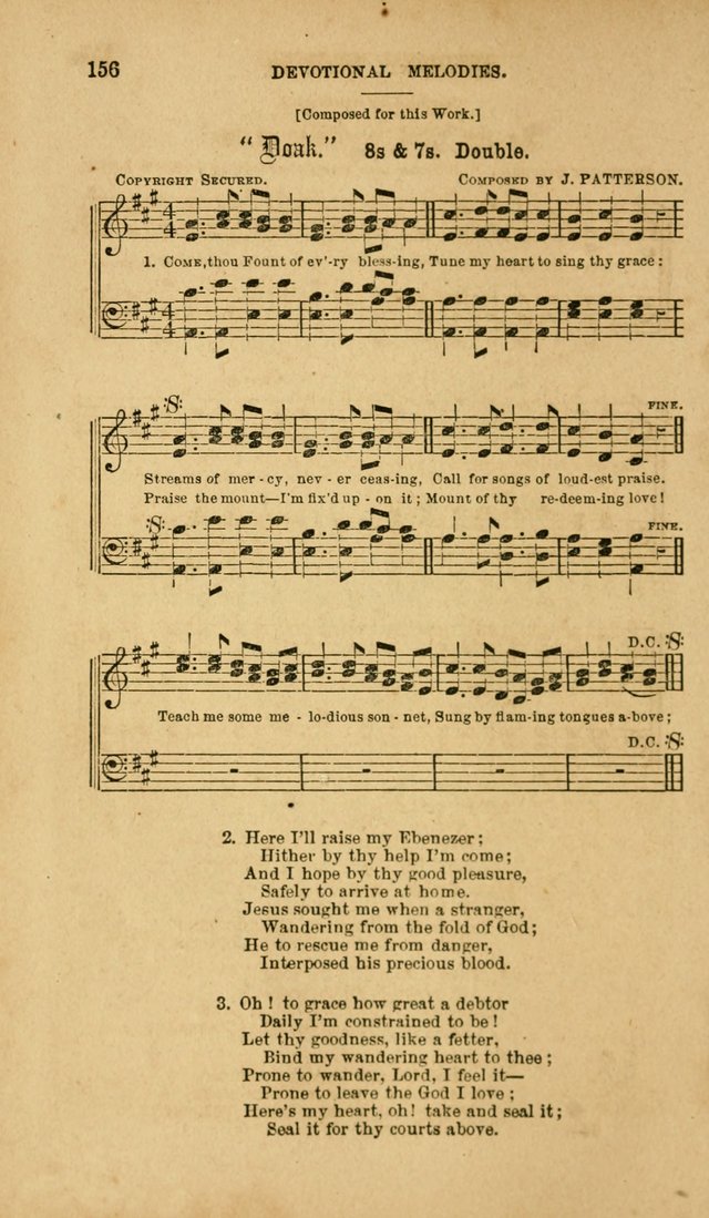 Devotional Melodies: or, a collection of original and selected tunes and hymns, designed for congregational and social worship. (2nd ed.) page 163