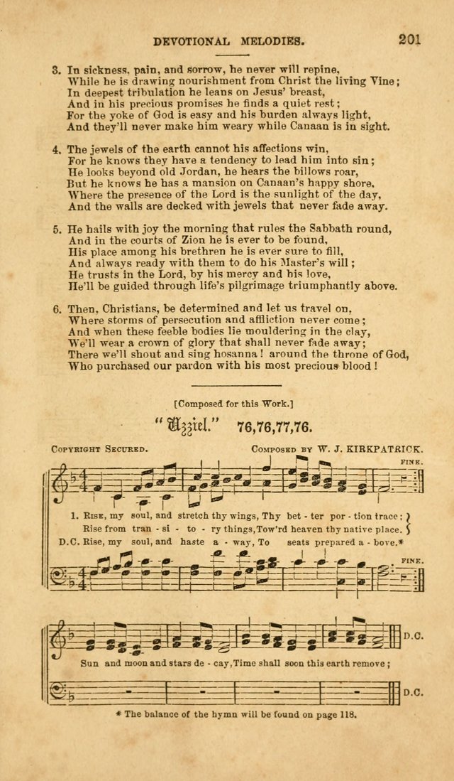 Devotional Melodies: or, a collection of original and selected tunes and hymns, designed for congregational and social worship. (2nd ed.) page 208