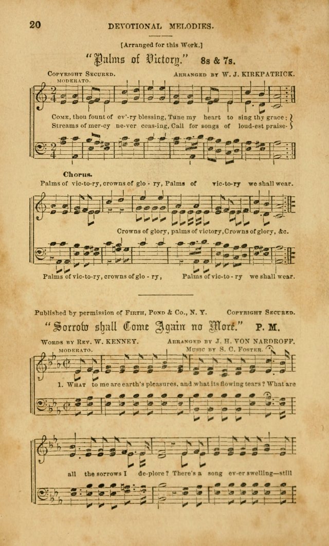 Devotional Melodies: or, a collection of original and selected tunes and hymns, designed for congregational and social worship. (2nd ed.) page 27