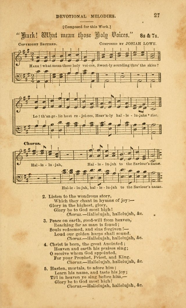 Devotional Melodies: or, a collection of original and selected tunes and hymns, designed for congregational and social worship. (2nd ed.) page 34