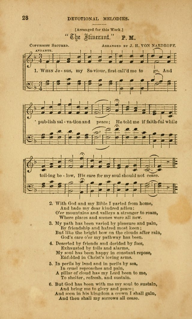 Devotional Melodies: or, a collection of original and selected tunes and hymns, designed for congregational and social worship. (2nd ed.) page 35