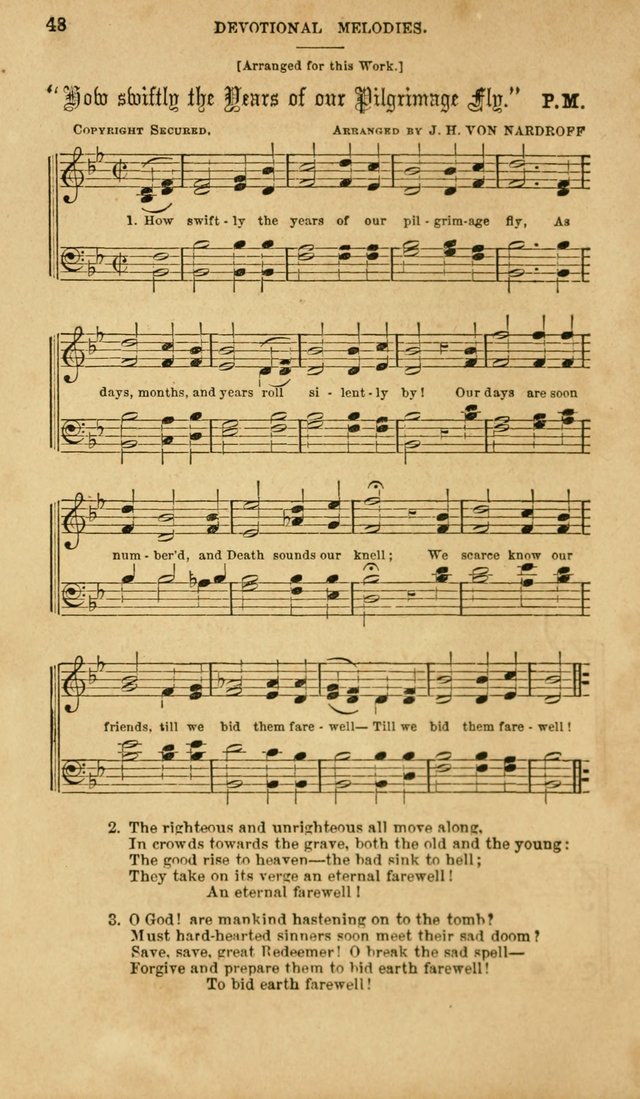 Devotional Melodies: or, a collection of original and selected tunes and hymns, designed for congregational and social worship. (2nd ed.) page 55