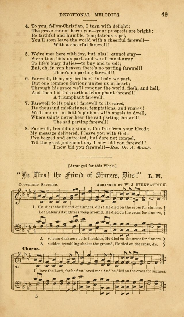 Devotional Melodies: or, a collection of original and selected tunes and hymns, designed for congregational and social worship. (2nd ed.) page 56