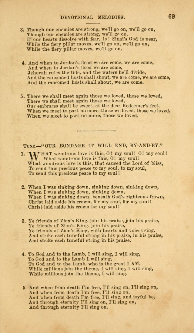 Devotional Melodies: or, a collection of original and selected tunes and hymns, designed for congregational and social worship. (2nd ed.) page 76