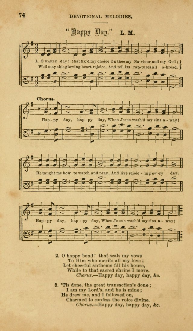 Devotional Melodies: or, a collection of original and selected tunes and hymns, designed for congregational and social worship. (2nd ed.) page 81