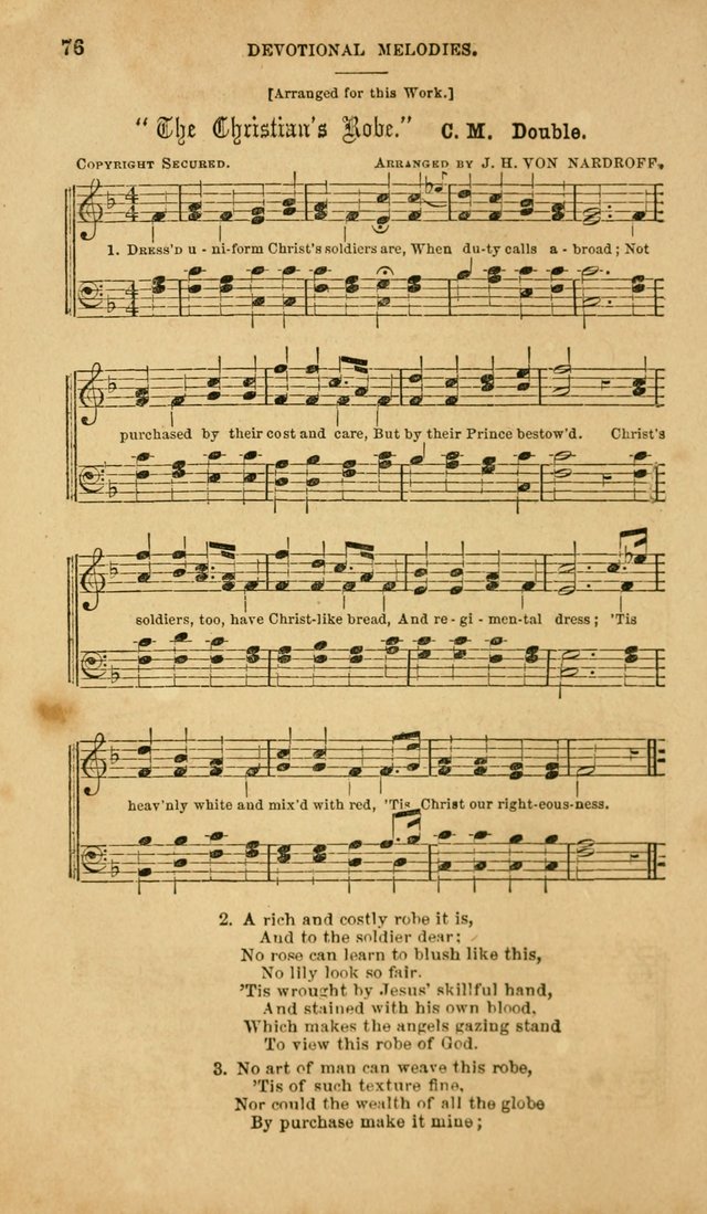 Devotional Melodies: or, a collection of original and selected tunes and hymns, designed for congregational and social worship. (2nd ed.) page 83