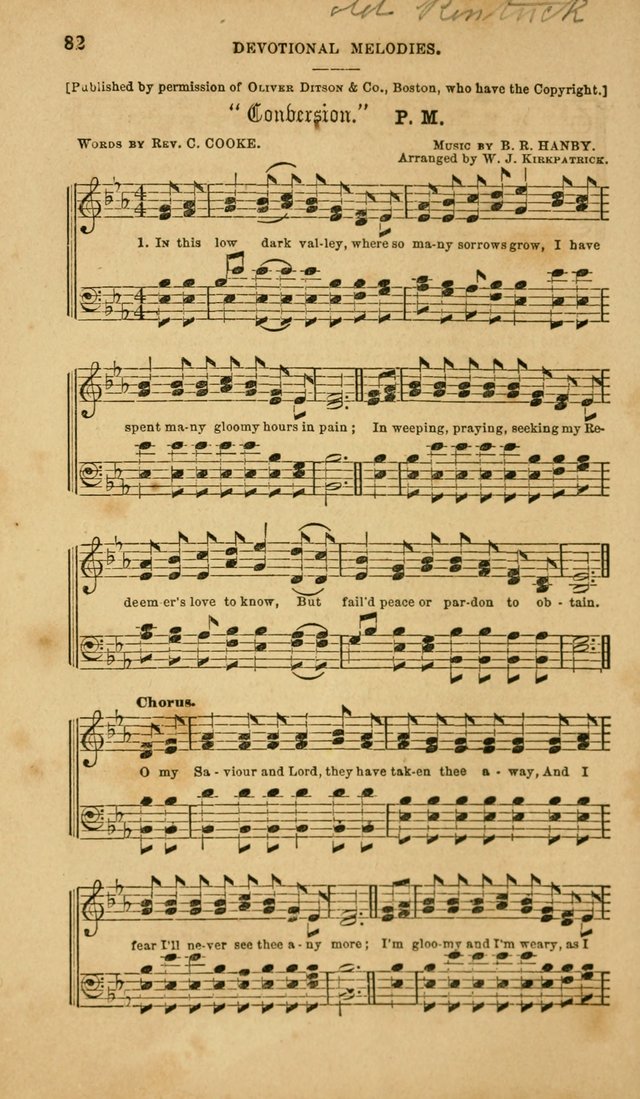 Devotional Melodies: or, a collection of original and selected tunes and hymns, designed for congregational and social worship. (2nd ed.) page 89