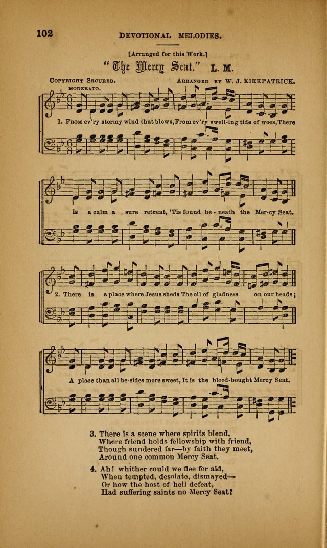 Devotional Melodies; or, a collection of original and selected tunes and hymns, designed for congregational and social worship. (3rd ed.) page 103