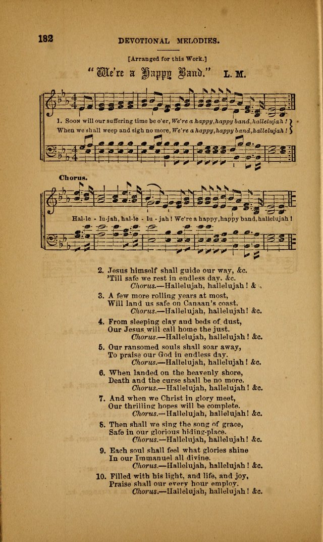 Devotional Melodies; or, a collection of original and selected tunes and hymns, designed for congregational and social worship. (3rd ed.) page 183