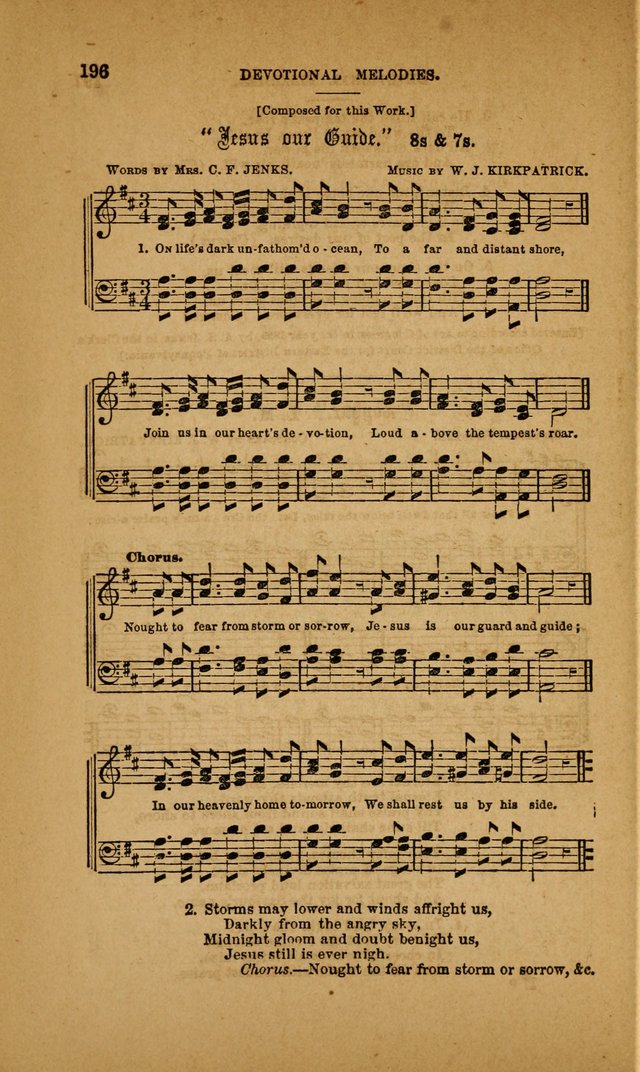 Devotional Melodies; or, a collection of original and selected tunes and hymns, designed for congregational and social worship. (3rd ed.) page 197