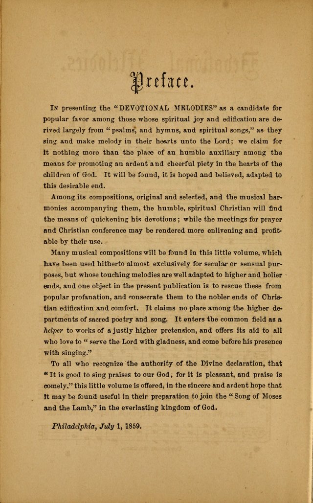 Devotional Melodies; or, a collection of original and selected tunes and hymns, designed for congregational and social worship. (3rd ed.) page 5