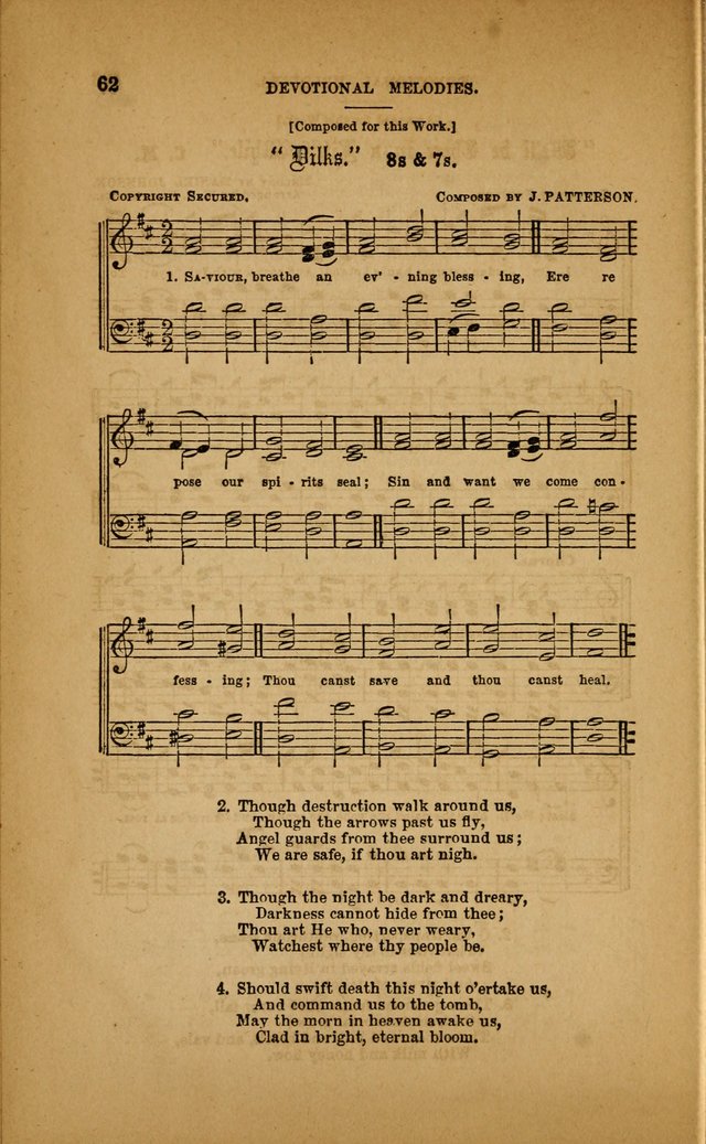 Devotional Melodies; or, a collection of original and selected tunes and hymns, designed for congregational and social worship. (3rd ed.) page 63