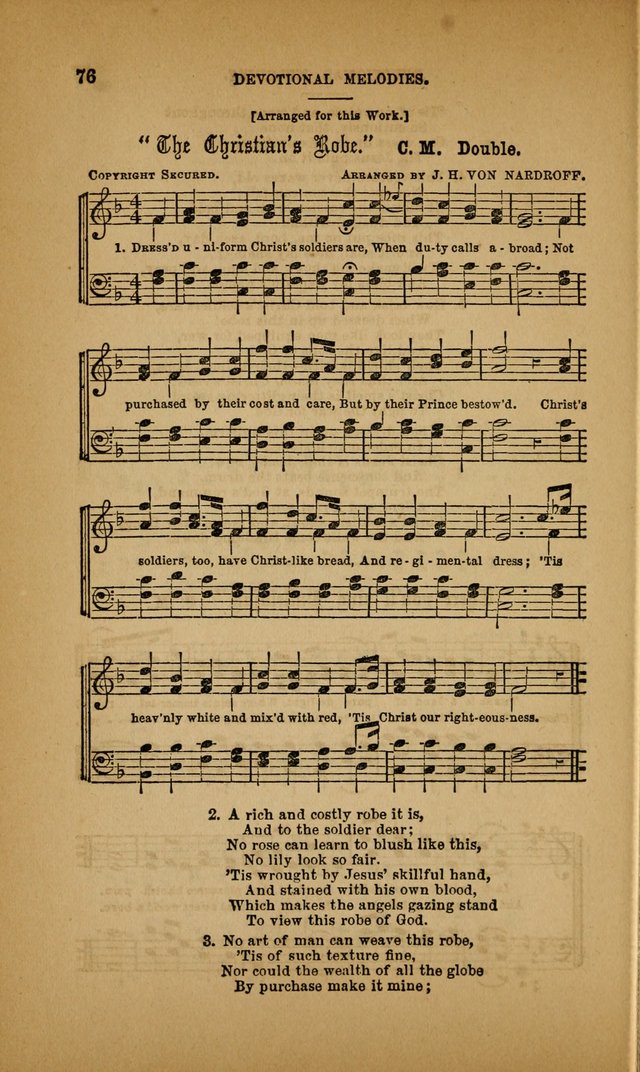 Devotional Melodies; or, a collection of original and selected tunes and hymns, designed for congregational and social worship. (3rd ed.) page 77