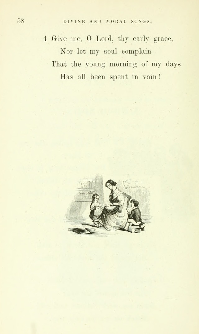 Divine and Moral Songs: attempted in easy language for the use of children with some additional composures page 62