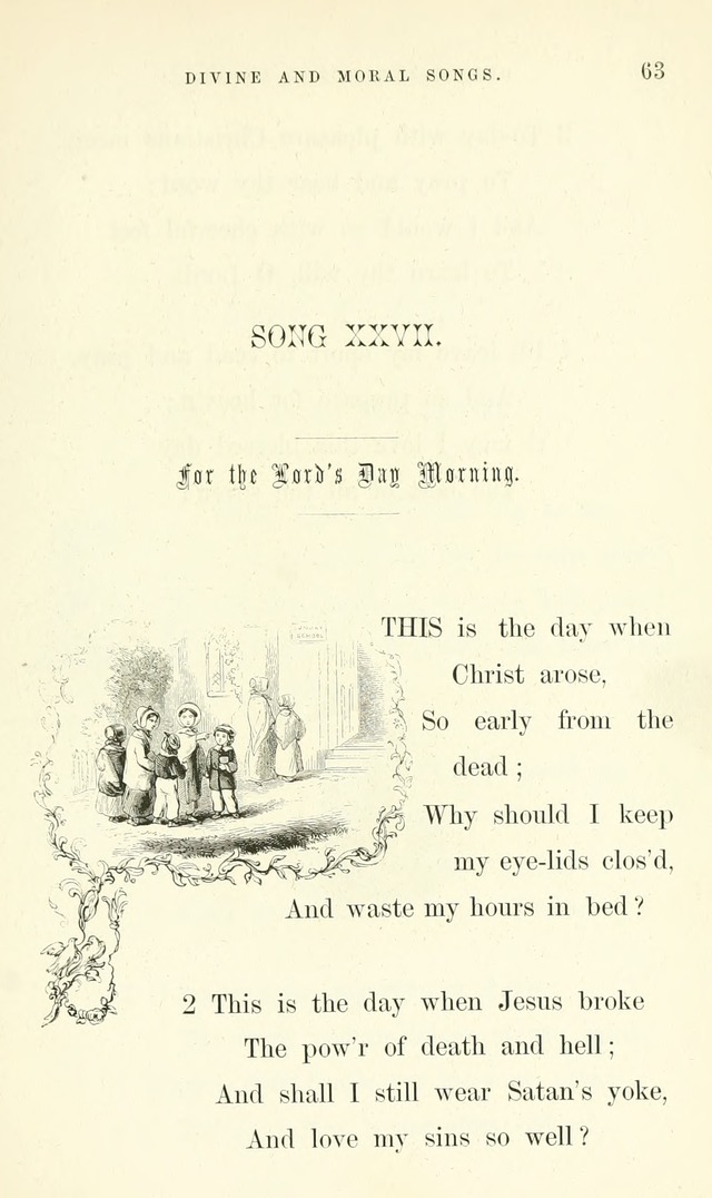 Divine and Moral Songs: attempted in easy language for the use of children with some additional composures page 67