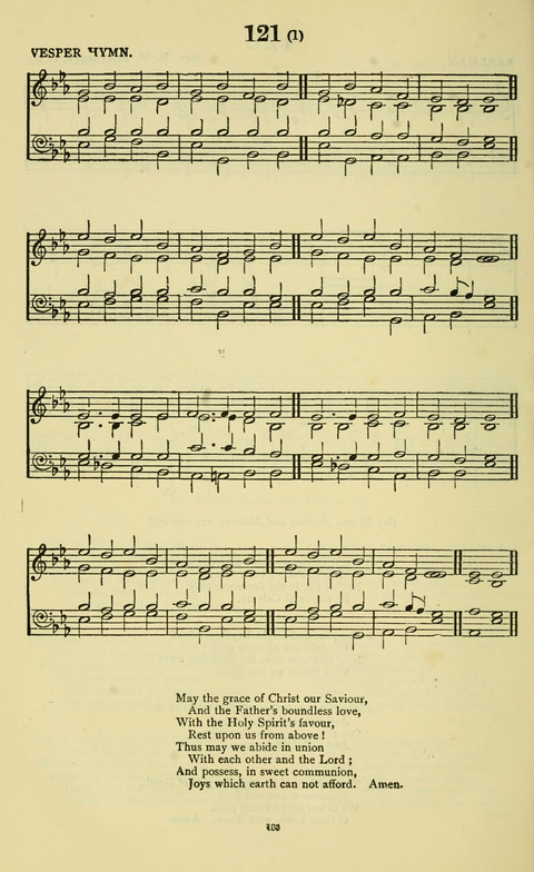 The Durham Mission Tune Book: with supplement, containting one hundred and fifty-nine hymn tunes, chants and litanies for the durham mission hymn-book (2nd ed.) page 100