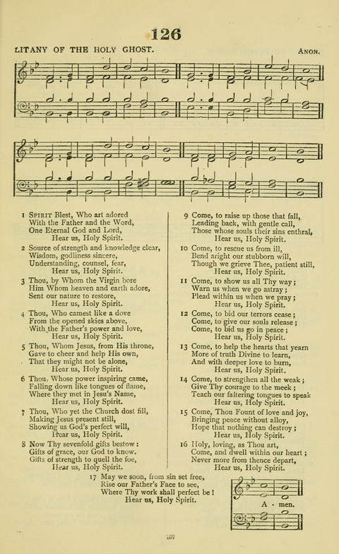 The Durham Mission Tune Book: with supplement, containting one hundred and fifty-nine hymn tunes, chants and litanies for the durham mission hymn-book (2nd ed.) page 107