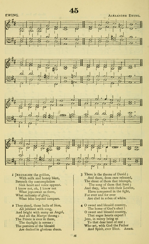 The Durham Mission Tune Book: with supplement, containting one hundred and fifty-nine hymn tunes, chants and litanies for the durham mission hymn-book (2nd ed.) page 36